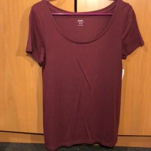 Brand new maroon T-shirt